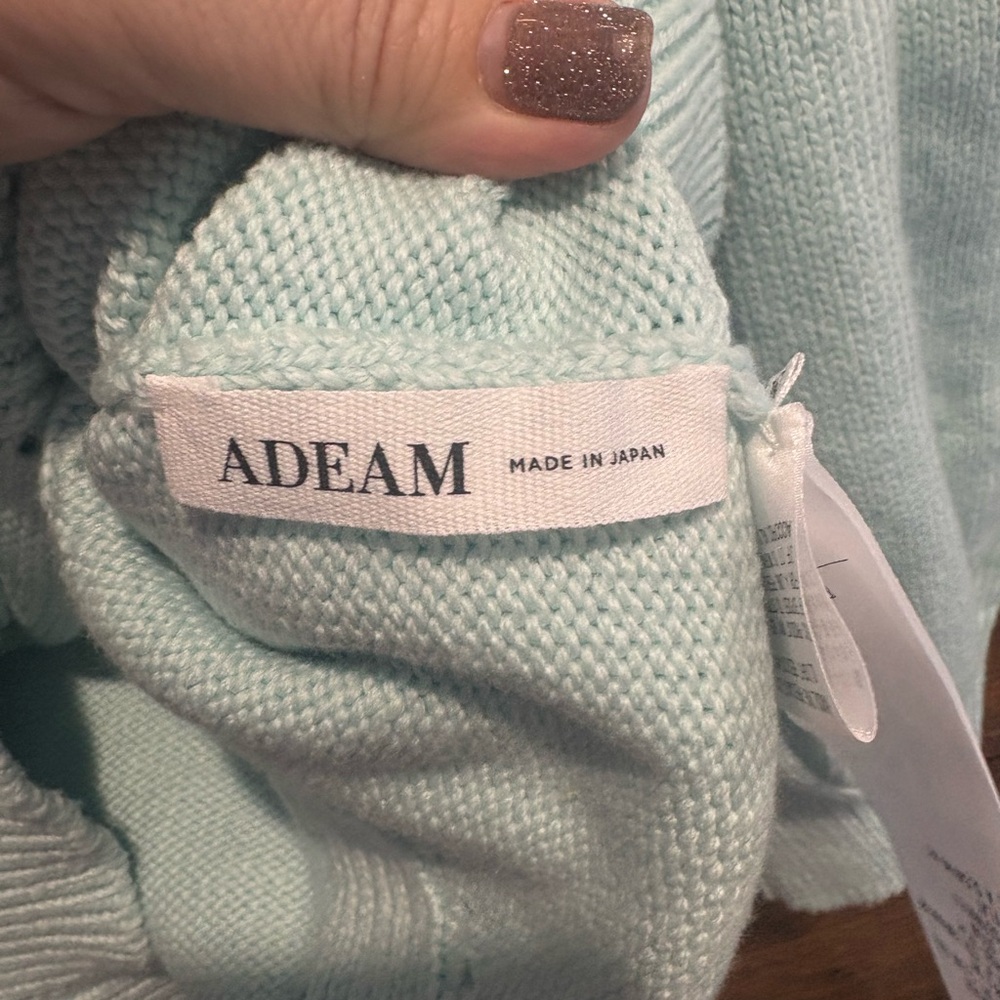 ADEAM Blossom Rib Knit Puff Sleeve Sweater - Picture 5 of 9
